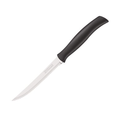 Нож TRAMONTINA ATHUS black чем д/стейка 127мм инд.пл.блистер (23081/905) 23081/905 фото