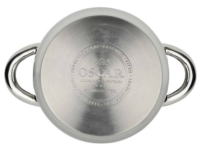 Каструля OSCAR CHEF 18 см (2.6 л) з кришкою (OSR-2000-18/n) OSR-2000-18/n фото