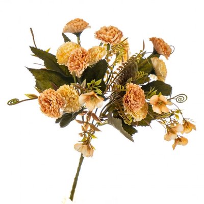 Букет квітів "Хризантема помаранчева"/26 см 1877602446 фото