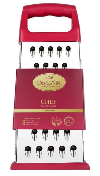 Терка 4-ти стороння OSCAR Chef 20.3 см  OSR-5005-20.3/4 фото