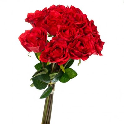 Букет троянд, червоний/40см. 1878155111 фото