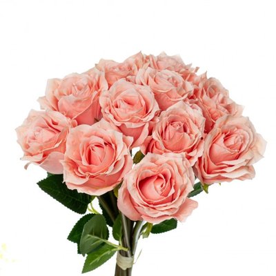 Букет троянд, ясно-рожевий/38см. 1878157482 фото