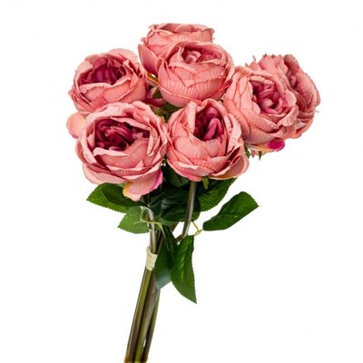Букет троянд, пудра/40см. 1878171291 фото