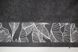 Рушник Livarno Home 100х50, Німеччина, темно-сірий з білою вишивкою 1881871365 фото 3