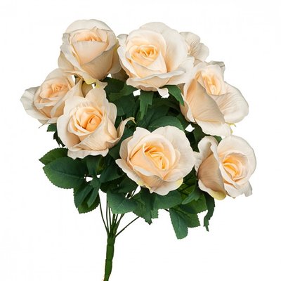 Букет з кремових троянд, 48 см. 1878178399 фото